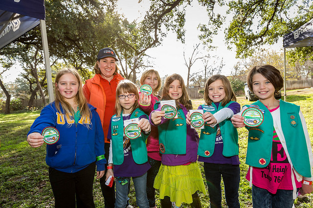(Image) CPS Energy sponsors an annual environmental patch for the Girl Scouts of Southwest Texas