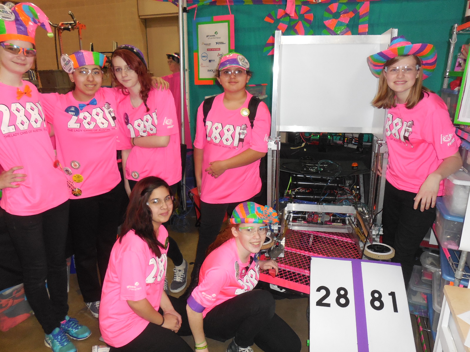 (Image) Girl power was in full force at this year’s robotic competition. The Pink Lady Hornets, an all-girl team from Flour Bluff High School in Corpus Christi, Texas, loves to compete and is on a mission to change the future of robotics by encouraging young girls to pursue STEM fields.