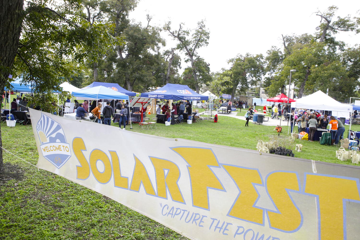 (Image) SolarFest banner tents bkgrnd