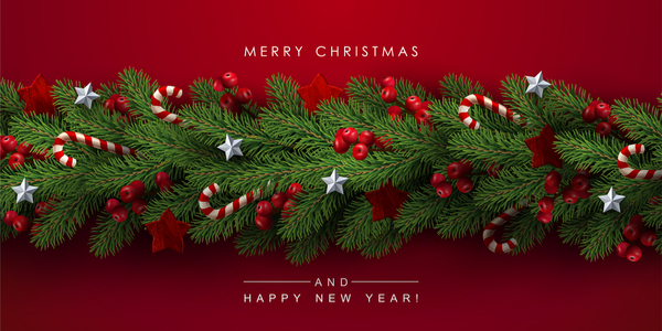 (Image) Merry Christmas and a Happy New Year card