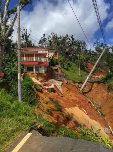 Destruction in Puerto Rico