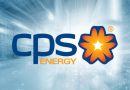 CPS Energy logo against grey background