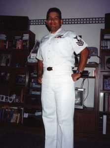 (Image) John Martinez in Navy uniform