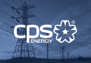 CPS Energy logo with blue background