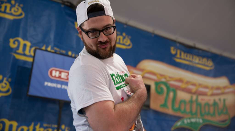 (Image) Employee Lives His Dream in Nathan's Famous Hot Dog Eating Contest