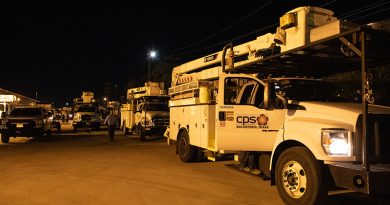 (Image) CPS Energy is sending 65 team members to Florida to help restore power outages that are anticipated from the impact of Hurricane Dorian