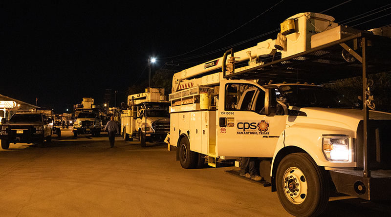 (Image) CPS Energy is sending 65 team members to Florida to help restore power outages that are anticipated from the impact of Hurricane Dorian