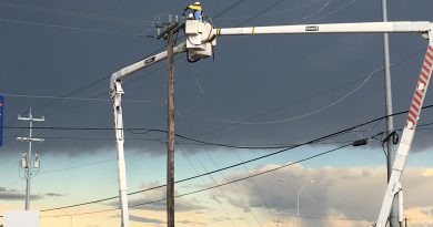 CPS Energy Crew working on storm restoration
