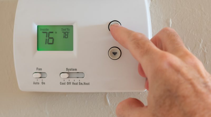 adjusting thermostat for cooler weather