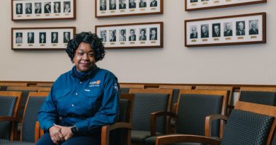 Paula Gold-Williams poses for the Wall Street Journal Interview