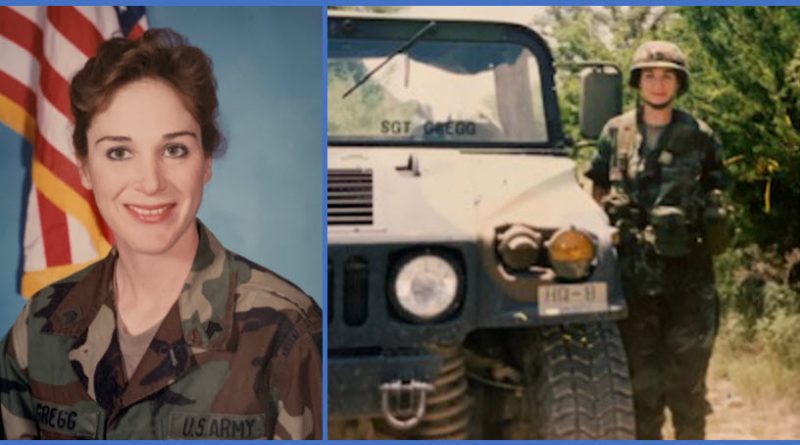 Sergeant Lisa Gregg in her uniform