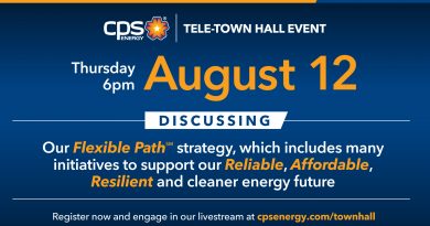Graphics for CPS Energy Tele-Townhall on August 12, 2021