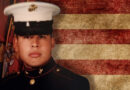 Photo of Ricky De Leo in Marine Corp Blues Uniform
