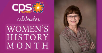 Graphics of Women's History Month featuring Melanie Green