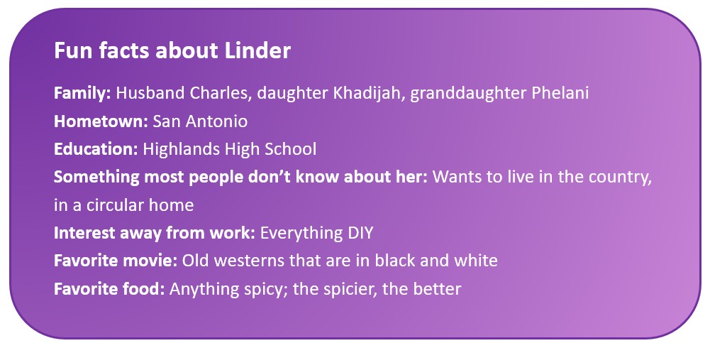 Graphic of Linder Scott Fun Facts