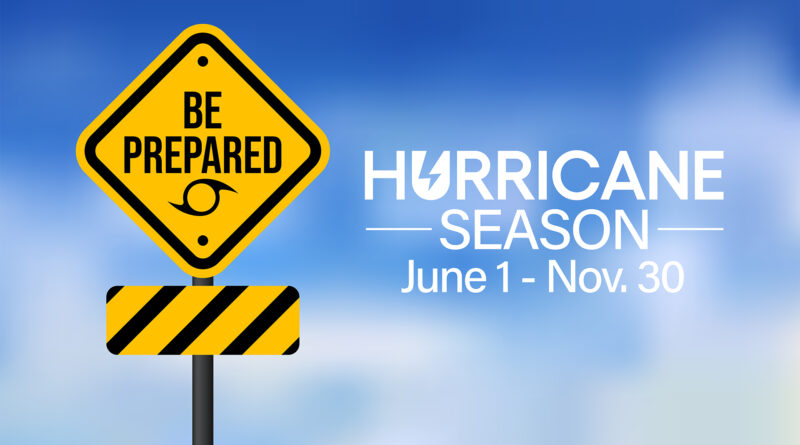 A photo of National Hurricane Season graphics