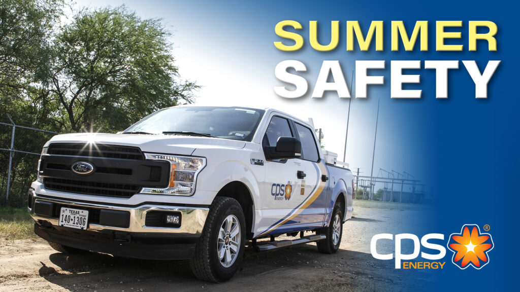 A photo of CPS Energy Ford F-150 fleet vehicle