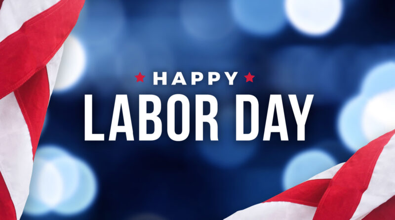 A photo of Labor Day Banner
