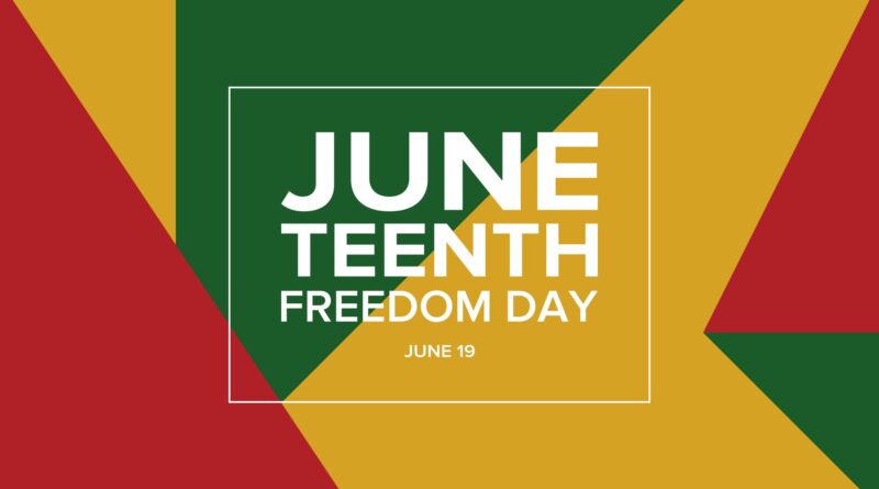 A Photo of Juneteenth Freedom Day graphic