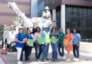 A photo of CPS Energy team members that helped at the Stuff the Bucket event
