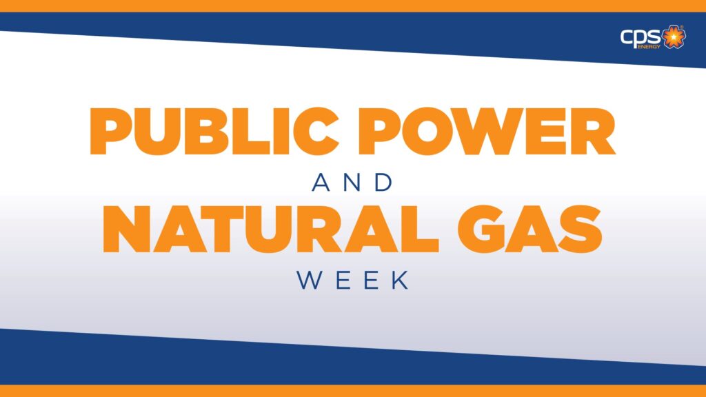 A photo of Public Power and Natural Gas week graphics