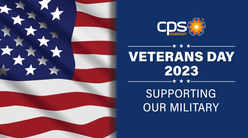 A photo of CPS Energy's Veterans Day Celebration Graphics