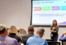 A photo of Ana Lozano presenting RFP processes during RFP Fair